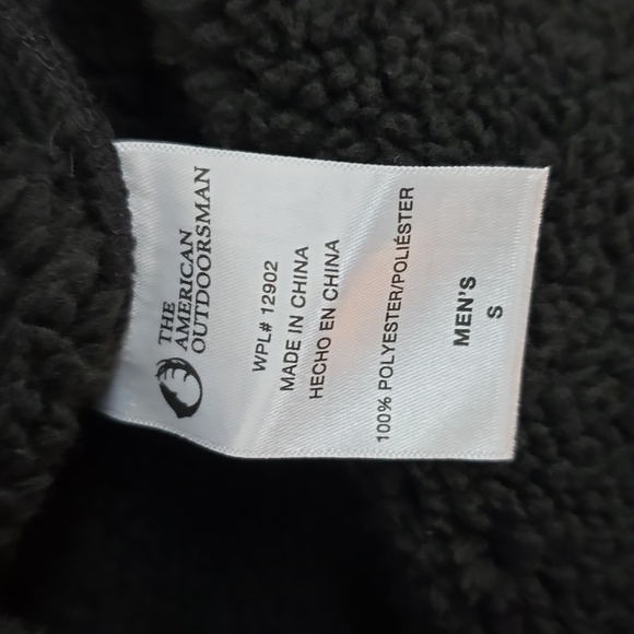 THE AMERICAN OUTDOORSMAN BRAND MENS BIG & TALL BLACK SNAP FRONT JACKET SIZE SMAL - Picture 10 of 16